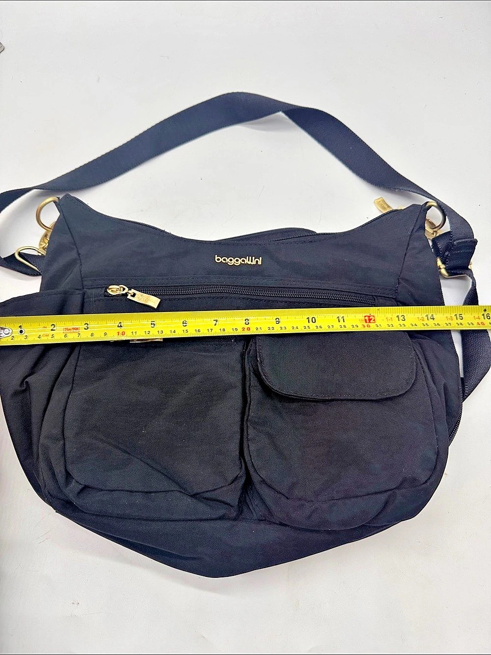 baggallini Pocket Crossbody Bag Black Crossbody Bag